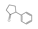 Cyclopentanone,2-phenyl-结构式