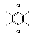 1,4-dichloro-2,3,5,6-tetrafluorobenzene结构式