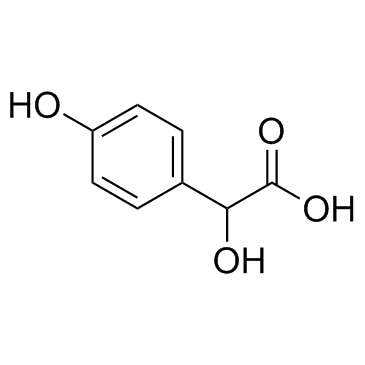 4-羟基扁桃酸结构式