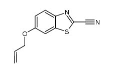 6-allyloxybenzothiazole-2-carbonitrile结构式