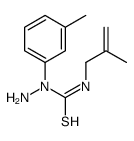 1-amino-1-(3-methylphenyl)-3-(2-methylprop-2-enyl)thiourea结构式