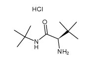 (R)-2-amino-N-(tert-butyl)-3,3-dimethylbutanamide hydrochloride结构式