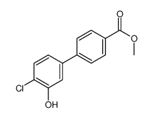 甲基4-氯-3-羟基-[1,1-联苯]-4-羧酸结构式