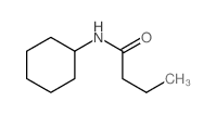 Butanamide,N-cyclohexyl-结构式