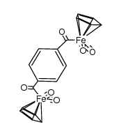 1,4-C6H4(CO(η5-C5H5)Fe(CO)2)2结构式
