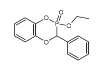 2-ethoxy-2,3-dihydro-3-phenyl-1,4,2-benzodioxaphosphorin 2-oxide结构式