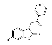 6-chloro-3-phenacylbenzoxazolinone结构式