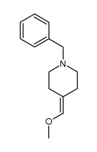 1-Benzyl-4-(methoxymethylidene)-piperidine结构式