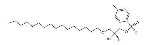 1-O-hexadecyl-3-O-(p-toluenesulfonyl)-sn-glycerol结构式
