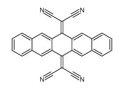 2-[13-(dicyanomethylidene)pentacen-6-ylidene]propanedinitrile结构式