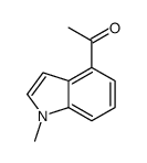 1-(1-甲基-1H-吲哚-4-基)乙酮结构式