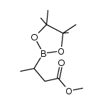 methyl-3-(4,4,5,5-tetramethyl-1,3,2-dioxaborolan-2-yl)-propanoate结构式