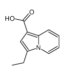 3-ethylindolizine-1-carboxylic acid结构式