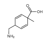 1-methyl-4-methylamino-2,5-cyclohexadiene-1-carboxylic acid结构式