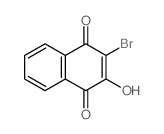 1,4-Naphthalenedione,2-bromo-3-hydroxy-结构式