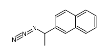 1-(2-napthyl)ethyl azide结构式