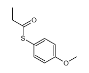 S-(4-methoxyphenyl) propanethioate结构式
