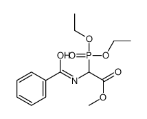 methyl 2-benzamido-2-diethoxyphosphorylacetate结构式