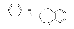 3-(phenylselenomethyl)-2,3-dihydro-1,4-benzodioxepin结构式