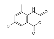 6-chloro-8-methyl-1H-3,1-benzoxazine-2,4-dione结构式