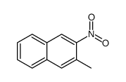 2-methyl-3-nitronaphthalene结构式