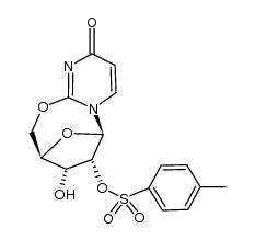 2'-O-tosyl-2,5'-anhydrouridine结构式
