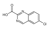 6-chloroquinazoline-2-carboxylic acid结构式