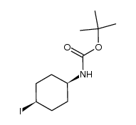 tert-butyl cis-4-iodocyclohexylcarbamate结构式