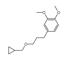 4-(3-(cyclopropylmethoxy)propyl)-1,2-dimethoxybenzene结构式