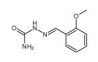 2-methoxybenzaldehyde semicarbazone结构式