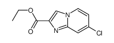7-氯-咪唑并[1,2-a]吡啶-2-羧酸乙酯结构式