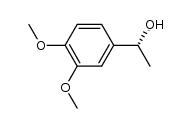 (R)-methyl(3,4-dimethoxyphenyl)methanol结构式