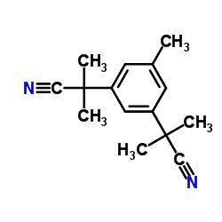 五甲基-1,3-二乙氰基苯结构式
