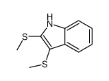 2,3-bis(methylsulfanyl)-1H-indole结构式