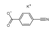 potassium 4-cyanobenzoate结构式
