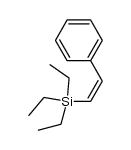 (Z)-1-(Triethylsilyl)-2-phenylethene结构式