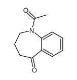 1-Acetyl-1,2,3,4-tetrahydro-5H-1-benzazepin-5-one结构式