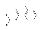 difluoromethyl 2-fluorobenzoate结构式