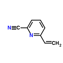 6-乙烯基-2-吡啶腈结构式