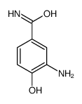 Benzamide, 3-amino-4-hydroxy- (9CI)结构式
