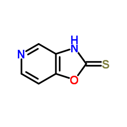 Oxazolo[4,5-c]pyridine-2(3H)-thione结构式