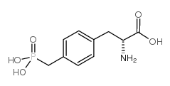 4-磷甲基-DL-苯基丙氨酸结构式