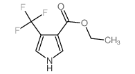 Ethyl 4-(trifluoromethyl)-1H-pyrrole-3-carboxylate结构式