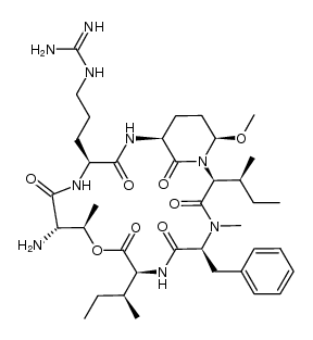 micropeptin MZ771结构式