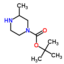 1-Boc-3-甲基哌嗪结构式