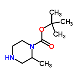 1-Boc-2-甲基哌嗪结构式