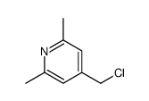 4-氯甲基-2,6-二甲基吡啶结构式