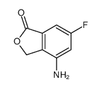 4-氨基-6-氟-1(3H)-异苯并呋喃酮结构式