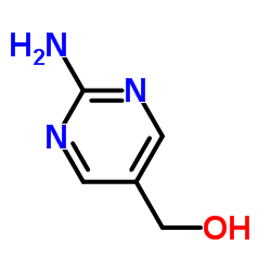 2-氨基-5-嘧啶甲醇结构式