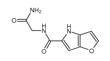 N-(2-amino-2-oxoethyl)-4H-furo[3,2-b]pyrrole-5-carboxamide结构式